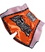Fluory Muay Thai Shorts Kickboxing Oranje Wit