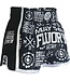 Fluory Kickboxing Muay Thai Shorts Drill Black