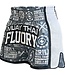 Fluory Kickboxing Muay Thai Shorts Drill Grey