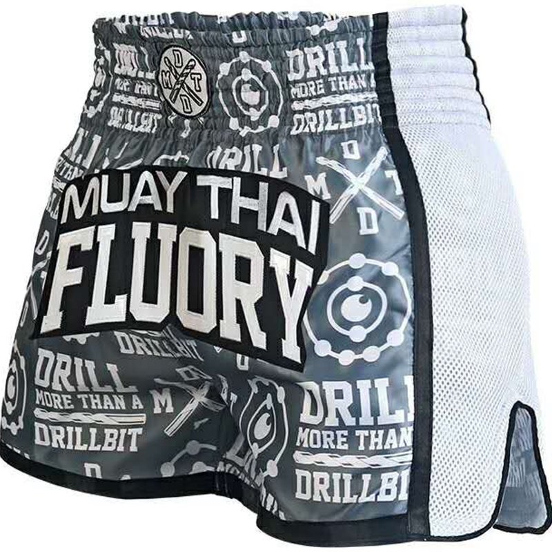 Fluory Fluory Kickboxing Muay Thai Short Drill Grau