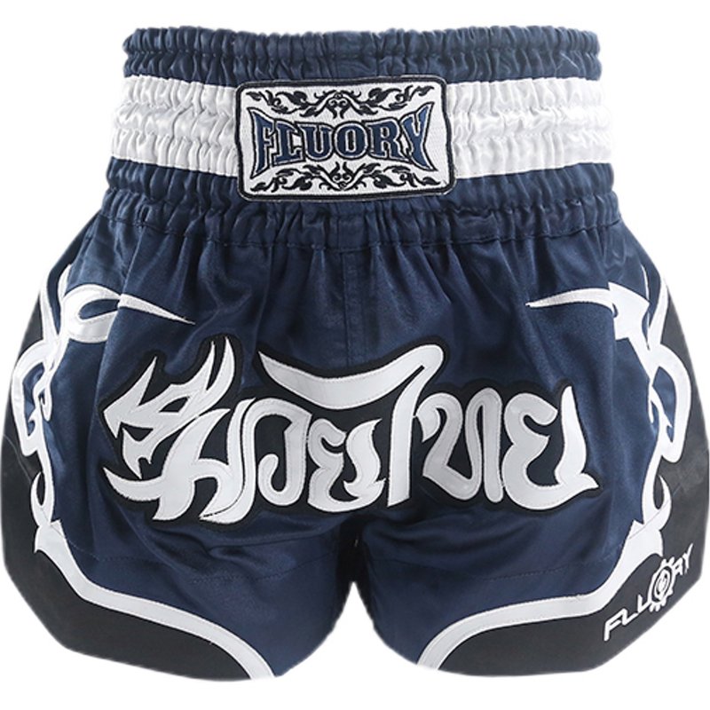 Fluory Fluory Muay Thai Short Kickboxing Short Tribal Dark Blue