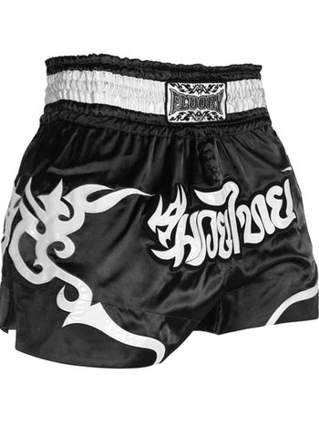 Fluory Fluory Muay Thai Short Kickboxing Short Tribal Black