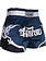 Fluory Fluory Muay Thai Short Kickboks Broek Tribal Donkerblauw