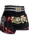 Fluory Fluory Muay Thai Short Kickboks Broek Zwart MTSF50