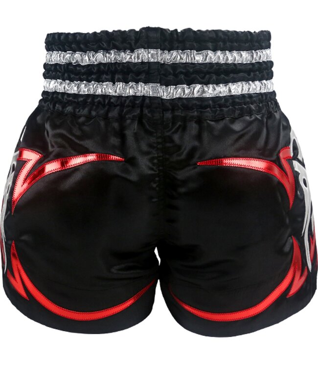 Fluory Muay Thai Shorts Kickboxen Höse Schwarz MTSF50