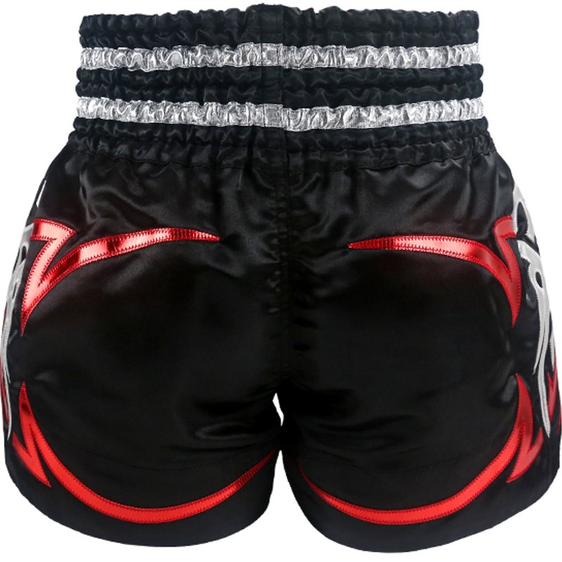 Fluory Fluory Muay Thai Short Kickboks Broek Zwart MTSF50