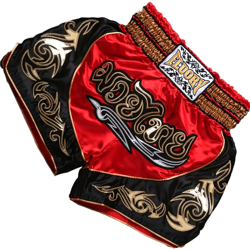 Fluory Fluory Muay Thai Short Kickboxing Short Red MTSF12