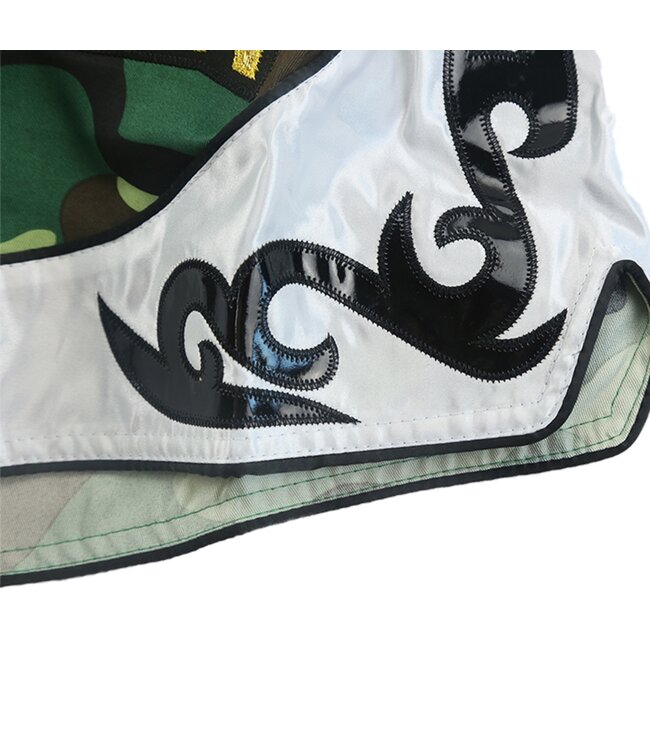 Fluory Muay Thai Short Kickboxing Short Camo Green MTSF21