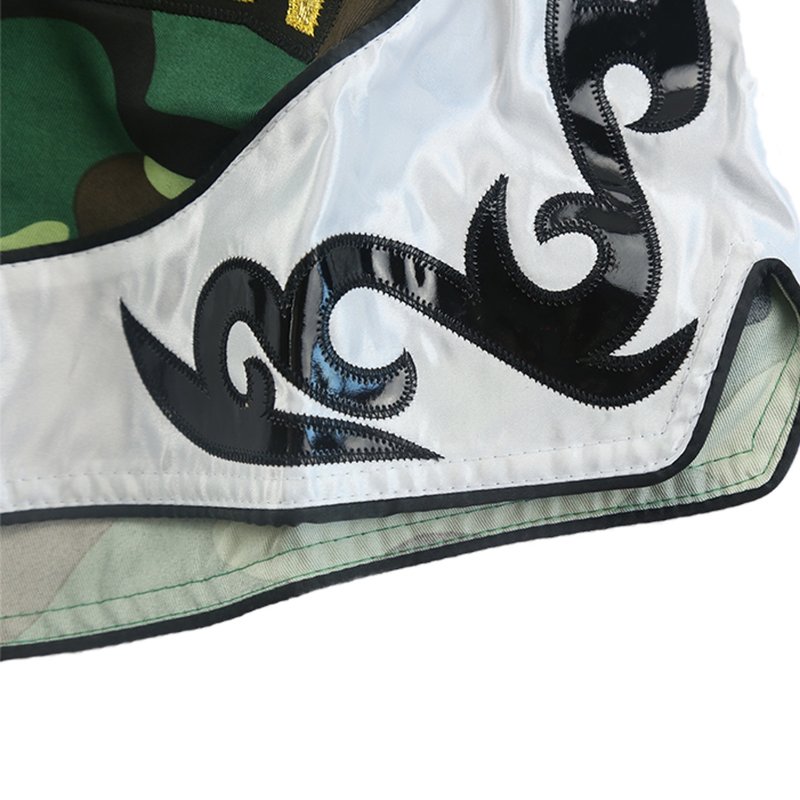 Fluory Fluory Muay Thai Short Kickboks Broek Camo Green