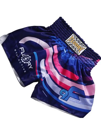 Fluory Fluory Muay Thai Short Kickboxing Short Purple MTSF26