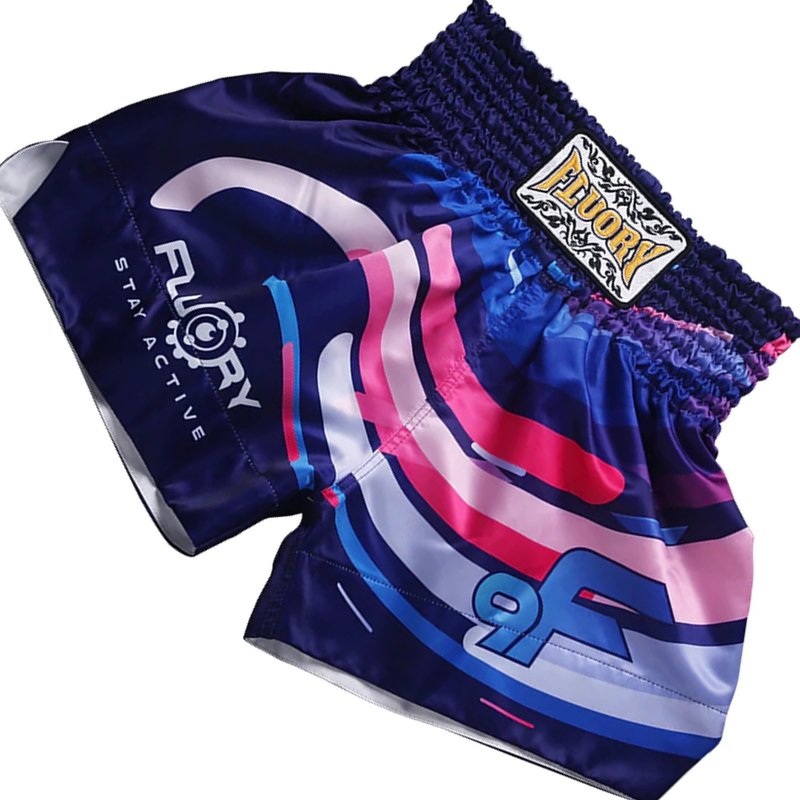 Fluory Fluory Muay Thai Short Kickboks Paars MTSF26