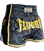 Fluory Muay Thai Short Kickboxing Short Black Yellow MTSF29
