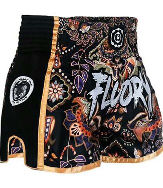 Fluory Fluory Muay Thai Short Kickboks Broek Flowers MTSF59