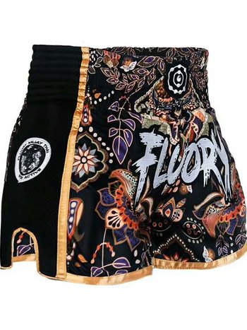 Fluory Fluory Muay Thai Short Kickboks Broek Flowers MTSF59