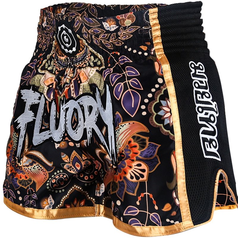 Fluory Fluory Kickbox Muay Thai Shorts Flowers