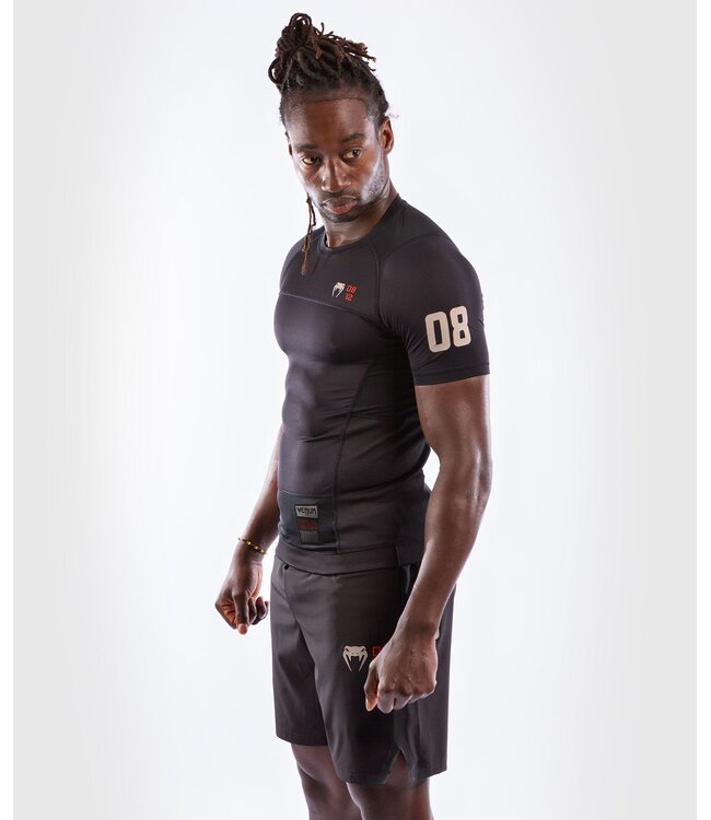Venum Loma 08-12 Rash Guard Compression T-shirt S/S Black