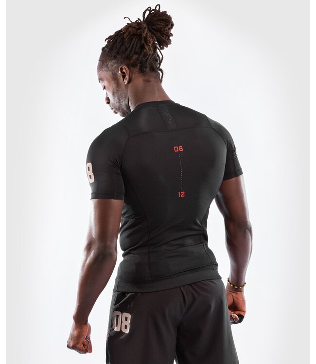 Venum Loma 08-12 Rash Guard Kompressions-T-Shirt K/A Schwarz