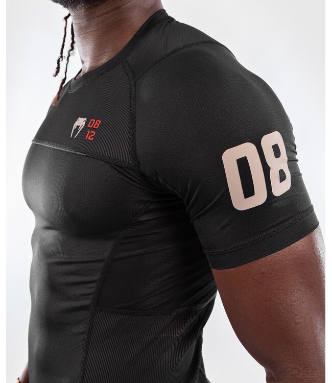 Venum Loma 08-12 Rash Guard Kompressions-T-Shirt K/A Schwarz