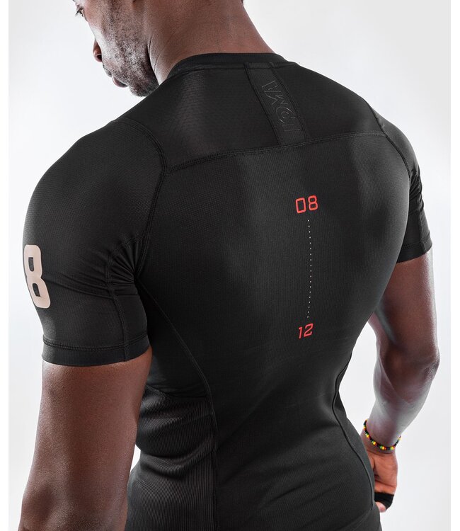 Venum Loma 08-12 Rash Guard Compression T-shirt S/S Black