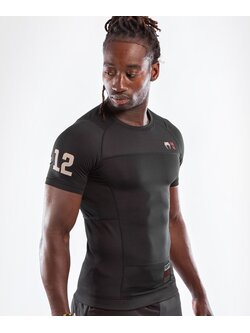 Venum Venum Loma 08-12 Rash Guard Compression T-shirt S/S Black