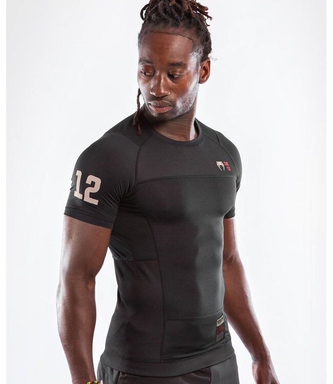 Venum Venum Loma 08-12 Rash Guard Compressie T-shirt S/S Zwart