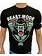 PunchR™  Beast Mode T-shirt Zwart Wit Groen