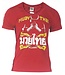Fluory Mongkon Muay Thai Fighter T-Shirt Rood