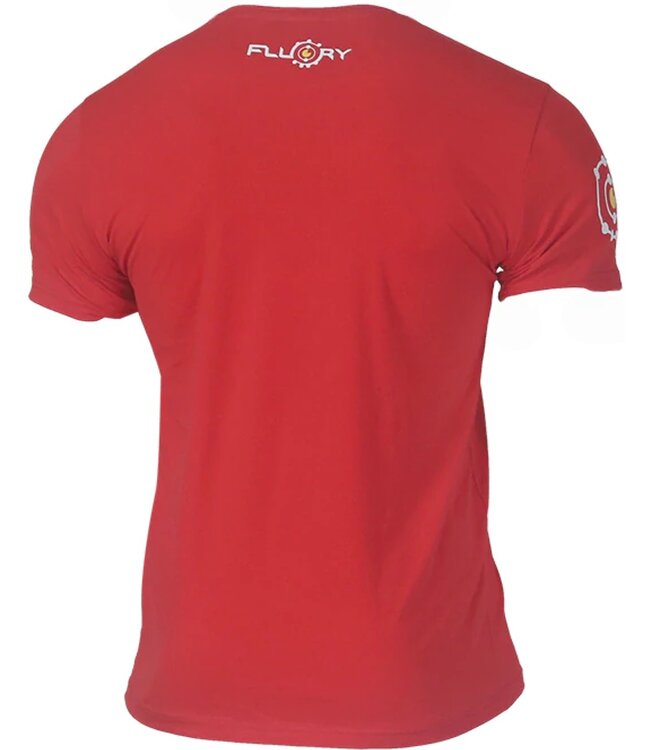 Fluory Fluory Mongkon Muay Thai Fighter T-Shirt Red