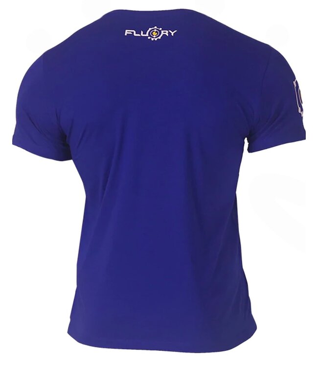 Fluory Mongkon Muay Thai Fighter T-Shirt Blauw