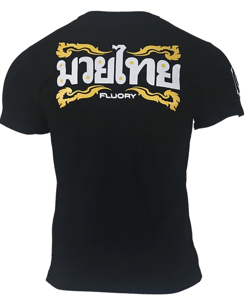 Fluory Fluory Fight Game Muay Thai Kickboxing T-Shirt Black