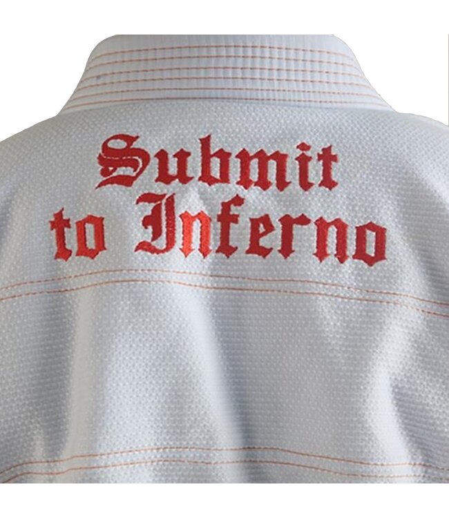 Fluory BJJ GI Kimono BJJF17 Pearl Wave Wit