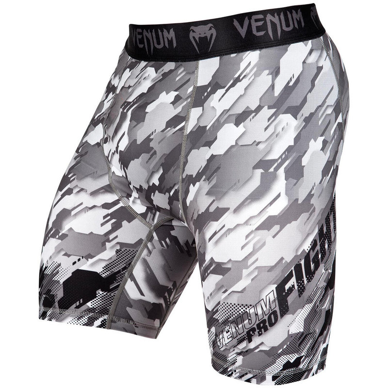 Venum Venum Tecmo Vale Tudo Short Compressie Short Licht Grijs