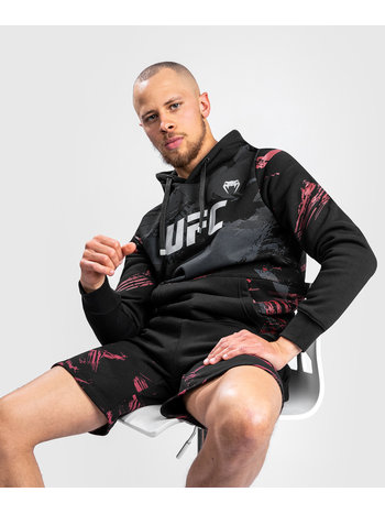 UFC UFC Venum Authentic Fight Week 2.0 Hoodie Zwart Rood