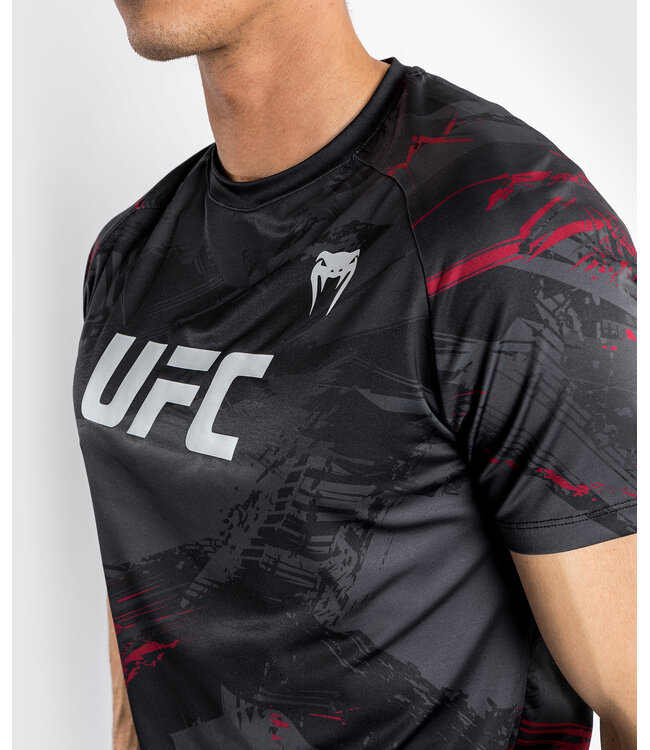 UFC Venum Authentic Fight Week 2.0 Performance T-shirt Black Red