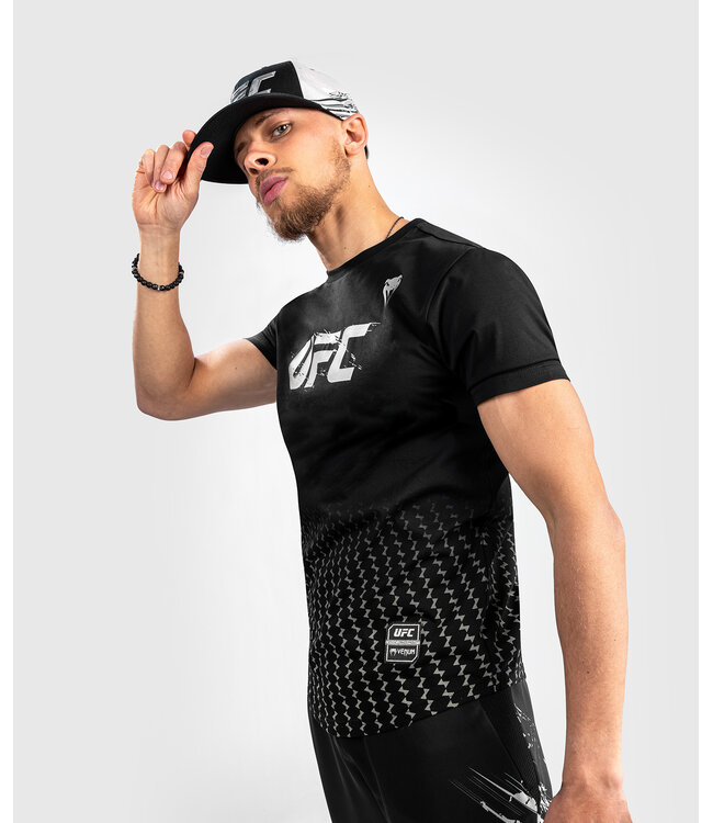 UFC Venum Authentic Fight Week 2.0 T-Shirt Black White