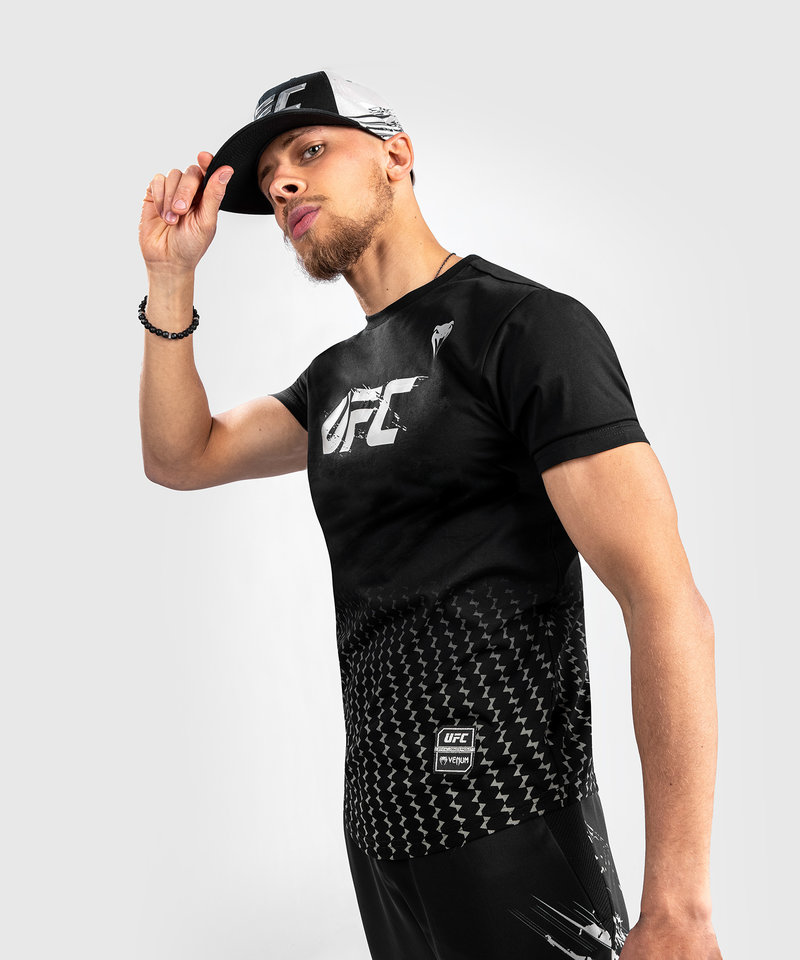 UFC UFC Venum Authentic Fight Week 2.0 T-Shirt Schwarz Weiß