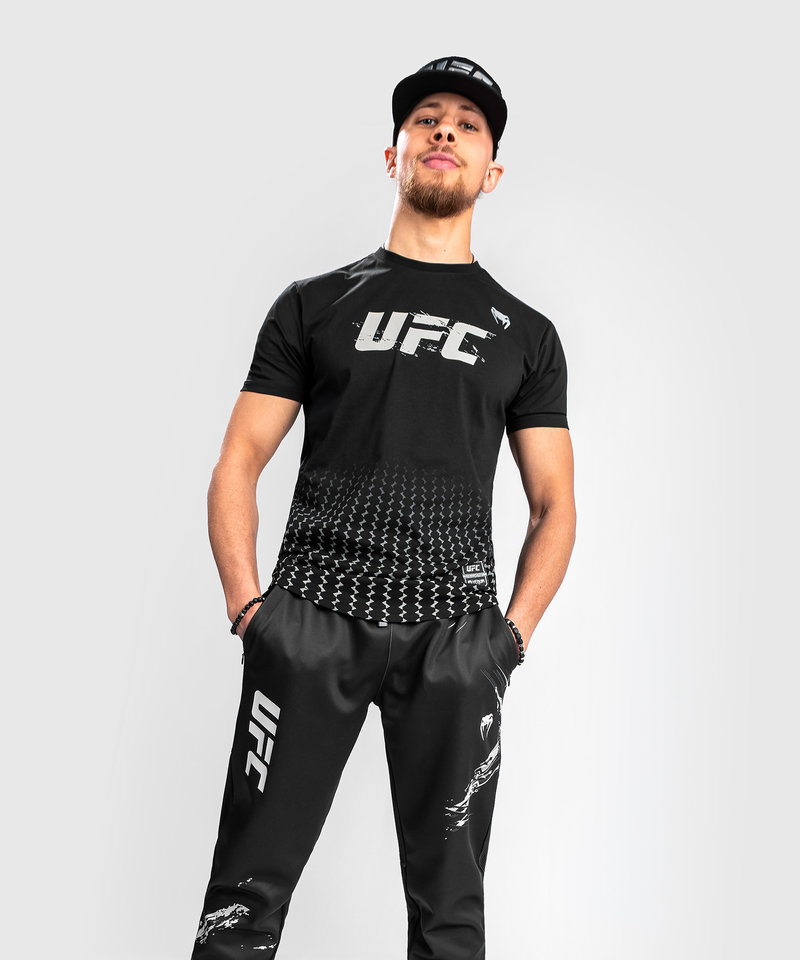 UFC UFC Venum Authentic Fight Week 2.0 T-Shirt Schwarz Weiß