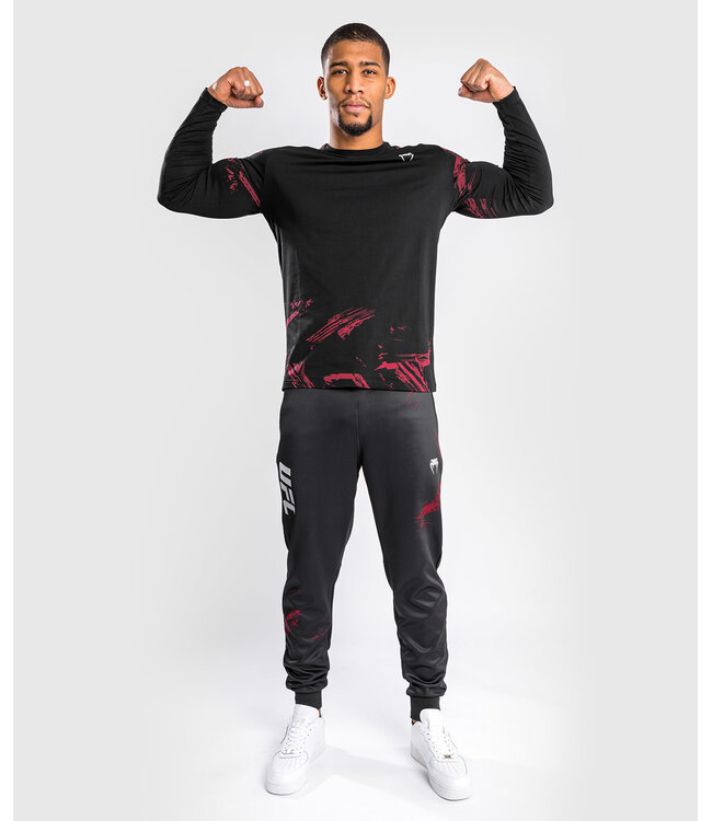 UFC Venum Authentic Fight Week 2.0 L/A Shirt Schwarz Rot