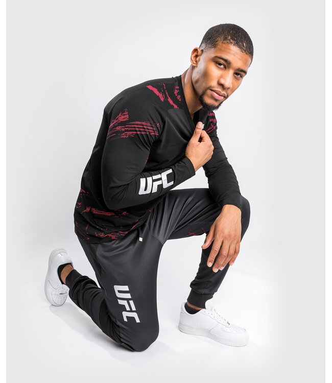 UFC Venum Authentic Fight Week 2.0 L/S Shirt Black Red