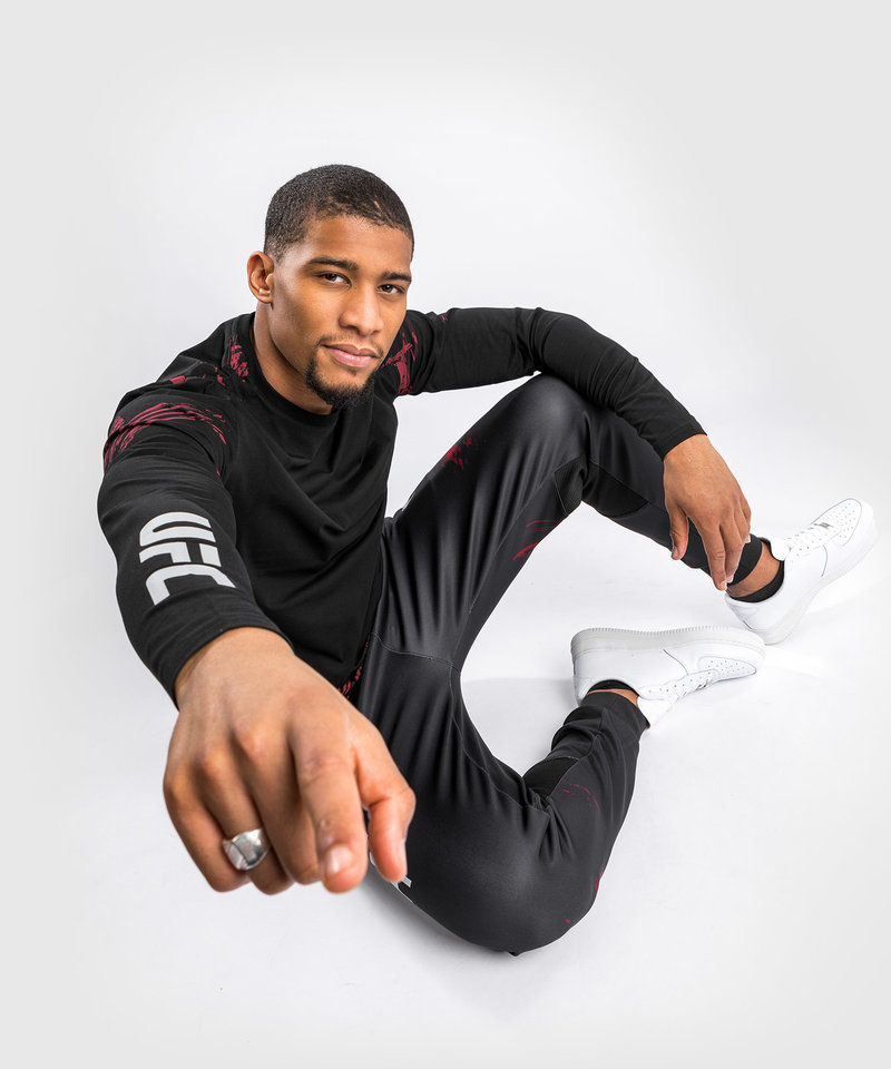 UFC UFC Venum Authentic Fight Week 2.0 L/S Shirt Zwart Rood