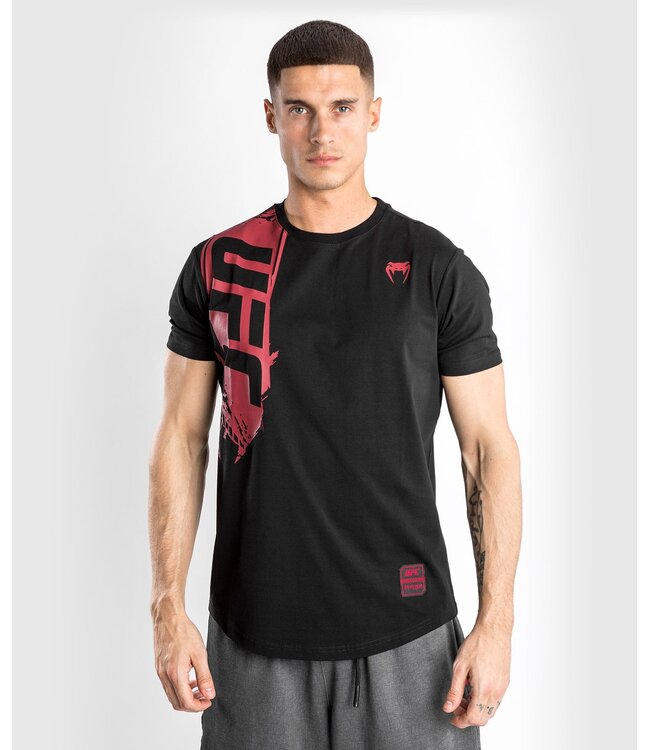 UFC Venum Authentic Fight Week 2.0 T-Shirt Zwart Rood