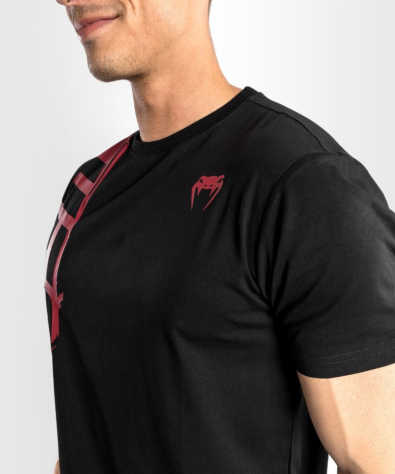 UFC UFC Venum Authentic Fight Week 2.0 T-Shirt Schwarz Rot