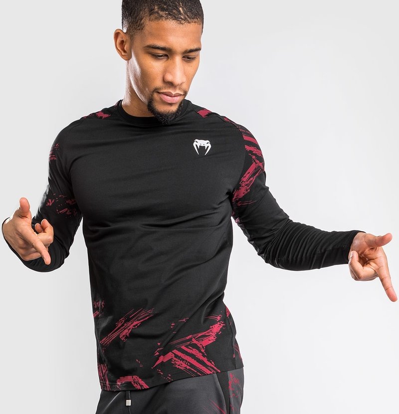 UFC | Venum UFC Venum Authentic Fight Week 2.0 L/S Shirt Zwart Rood