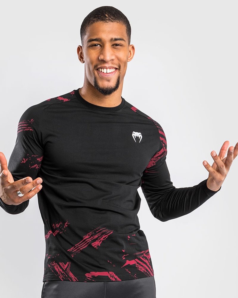 UFC UFC Venum Authentic Fight Week 2.0 L/S Shirt Zwart Rood