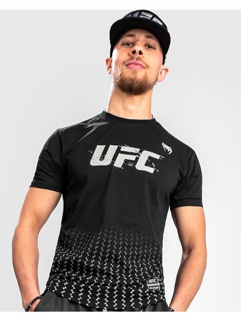 UFC UFC Venum Authentic Fight Week 2.0 T-Shirt Schwarz Weiß