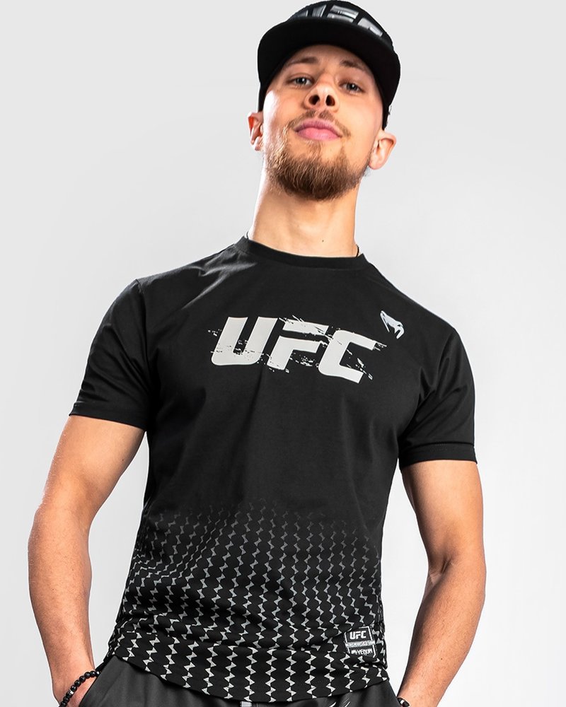 UFC UFC Venum Authentic Fight Week 2.0 T-Shirt Schwarz Weiß