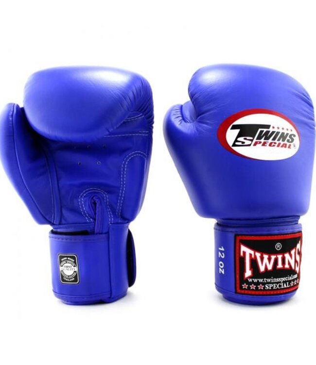 Twins Special BGVL3 Leather Boxing Gloves Royal Blue – Muay Thai & Kickboxing