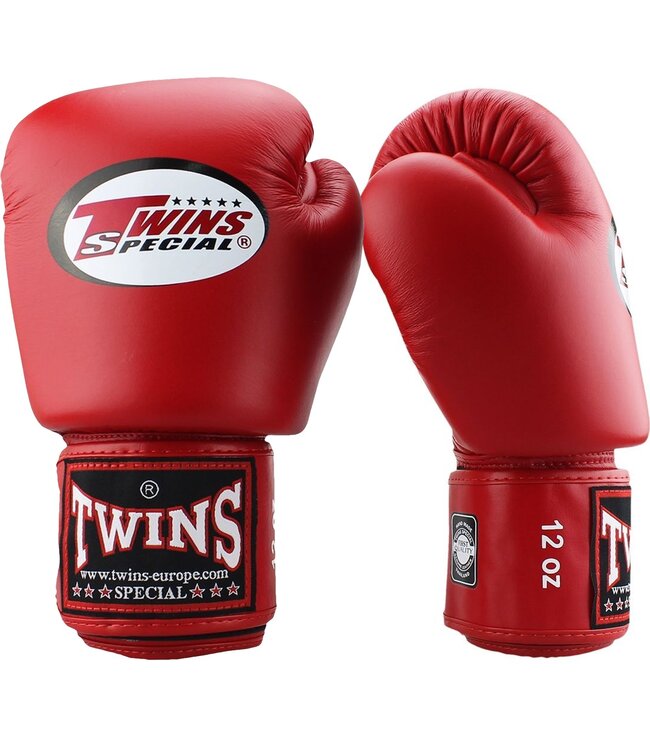 Twins Special BGVL3 Leather Boxing Gloves Red – Muay Thai & Kickboxing