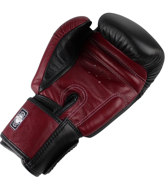 Twins (Kick) Boxhandschuhe BGVL 3 Schwarz Weinrot