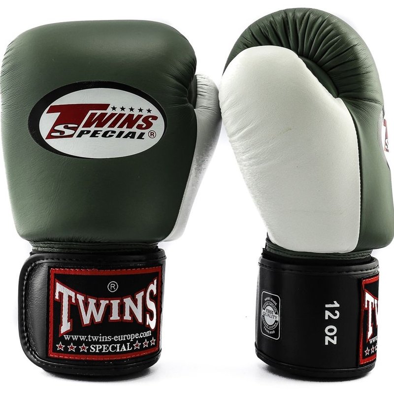 Twins Special Twins Boxing Gloves BGVL 3 Olive Green Black White